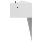 vidaXL Schiebetürbeschlag-Set 183 cm Aluminiumlegierung Silbern