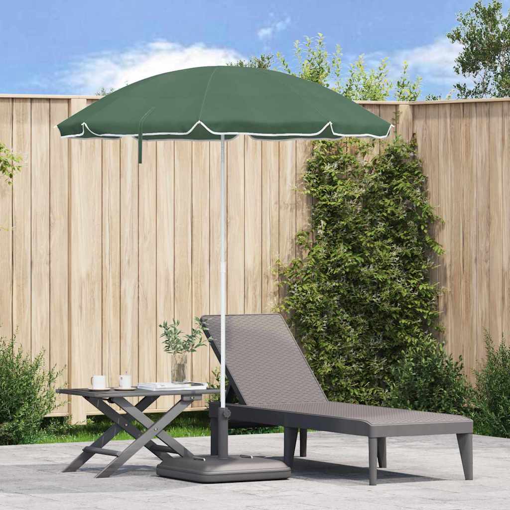 vidaXL Sonnenschirm Grün 161 x 161 x 193 cm Polyester