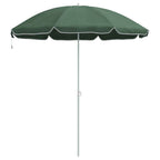 vidaXL Sonnenschirm Grün 161 x 161 x 193 cm Polyester