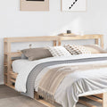 vidaXL Kopfteil mit Ablagen 200 cm Massivholz Kiefer