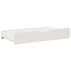 vidaXL Bettschubladen 2 Stk. Weiß 95x55x17 cm Massivholz Kiefer