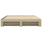 vidaXL Bettgestell ohne Matratze Sonoma-Eiche 180x200 cm Holzwerkstoff