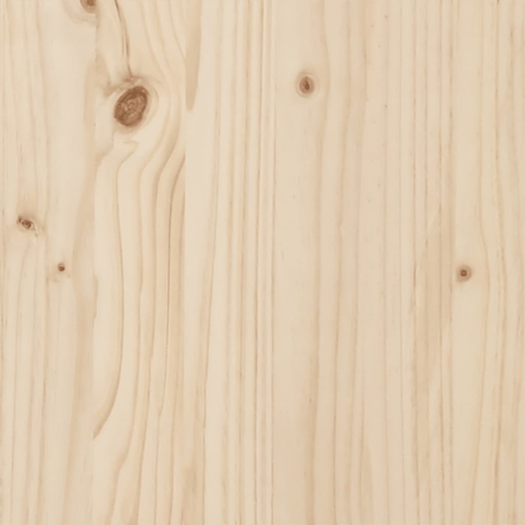 vidaXL 2-tlg. Garten-Sofagarnitur mit Kissen Massivholz Kiefer