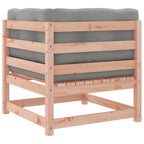 vidaXL 2-tlg. Garten-Sofagarnitur mit Kissen Massivholz Douglasie