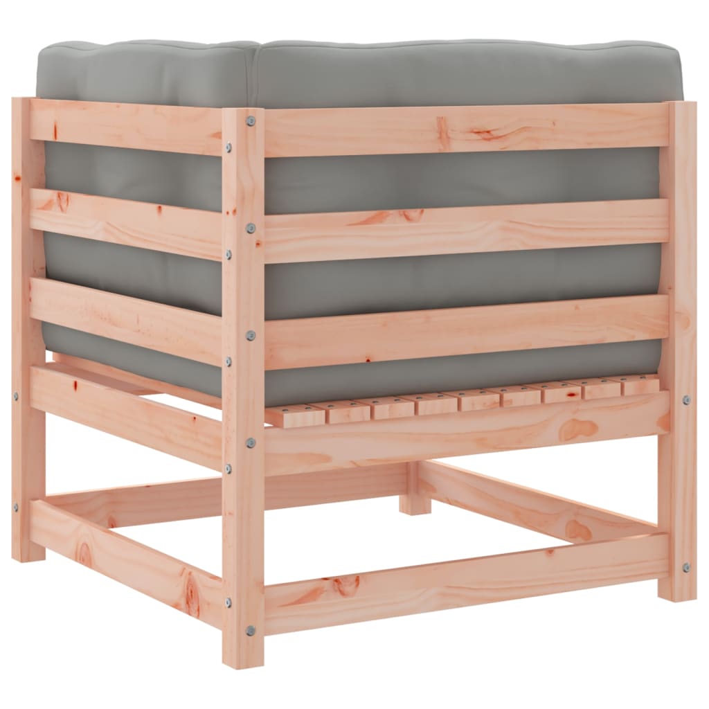 vidaXL 2-tlg. Garten-Sofagarnitur mit Kissen Massivholz Douglasie