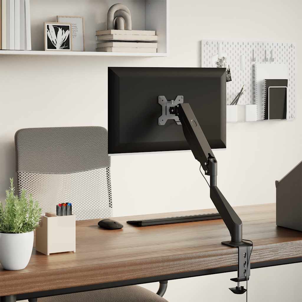 vidaXL Monitorarm Einzeln für Max 27 Zoll Gasfeder 10 kg