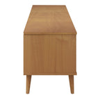 vidaXL TV-Schrank MOLDE Braun 158x40x49 cm Massivholz Kiefer
