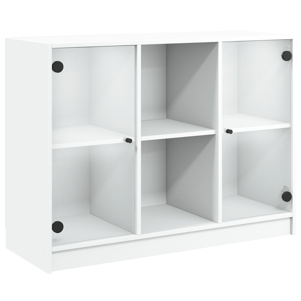 vidaXL Sideboard Weiß 102x37x75,5 cm Holzwerkstoff