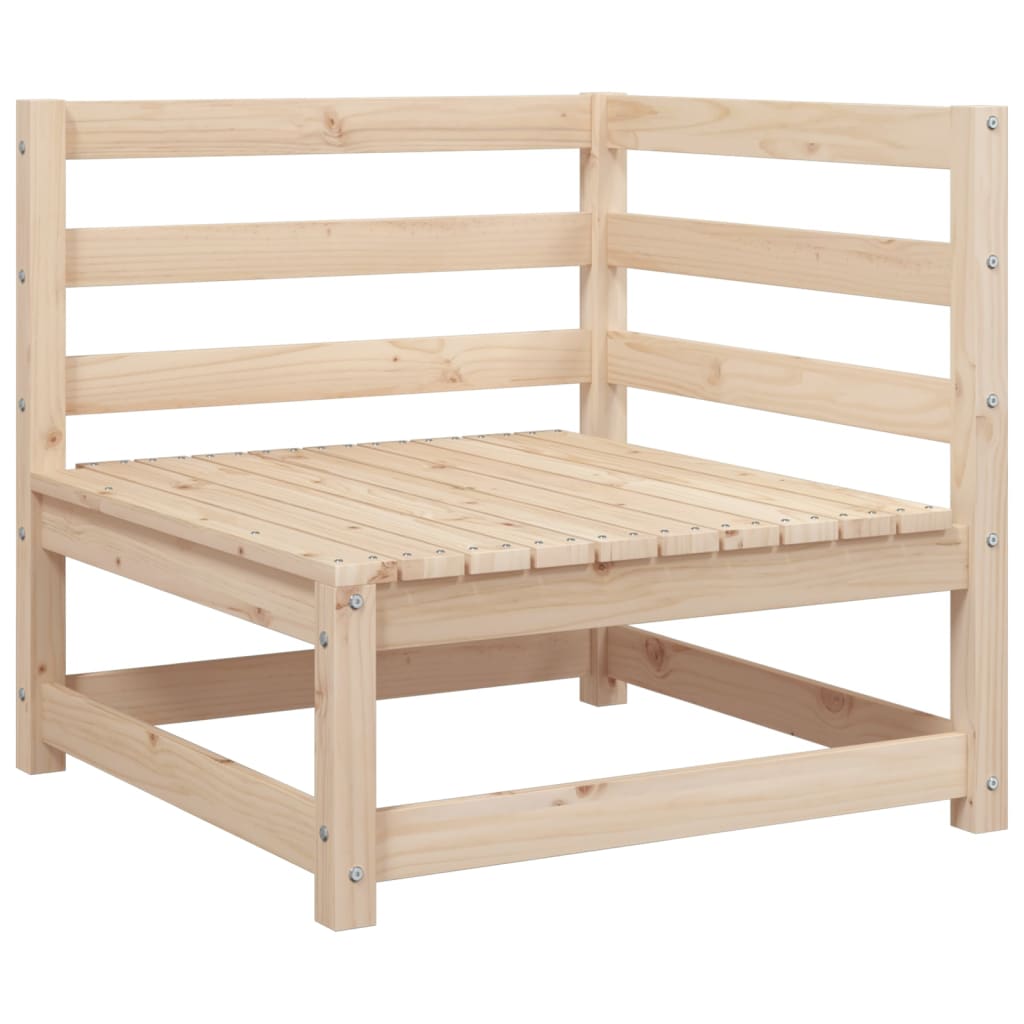 vidaXL 3-tlg. Garten-Sofagarnitur Massivholz Kiefer