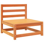 vidaXL 8-tlg. Garten-Sofagarnitur Wachsbraun Massivholz Kiefer