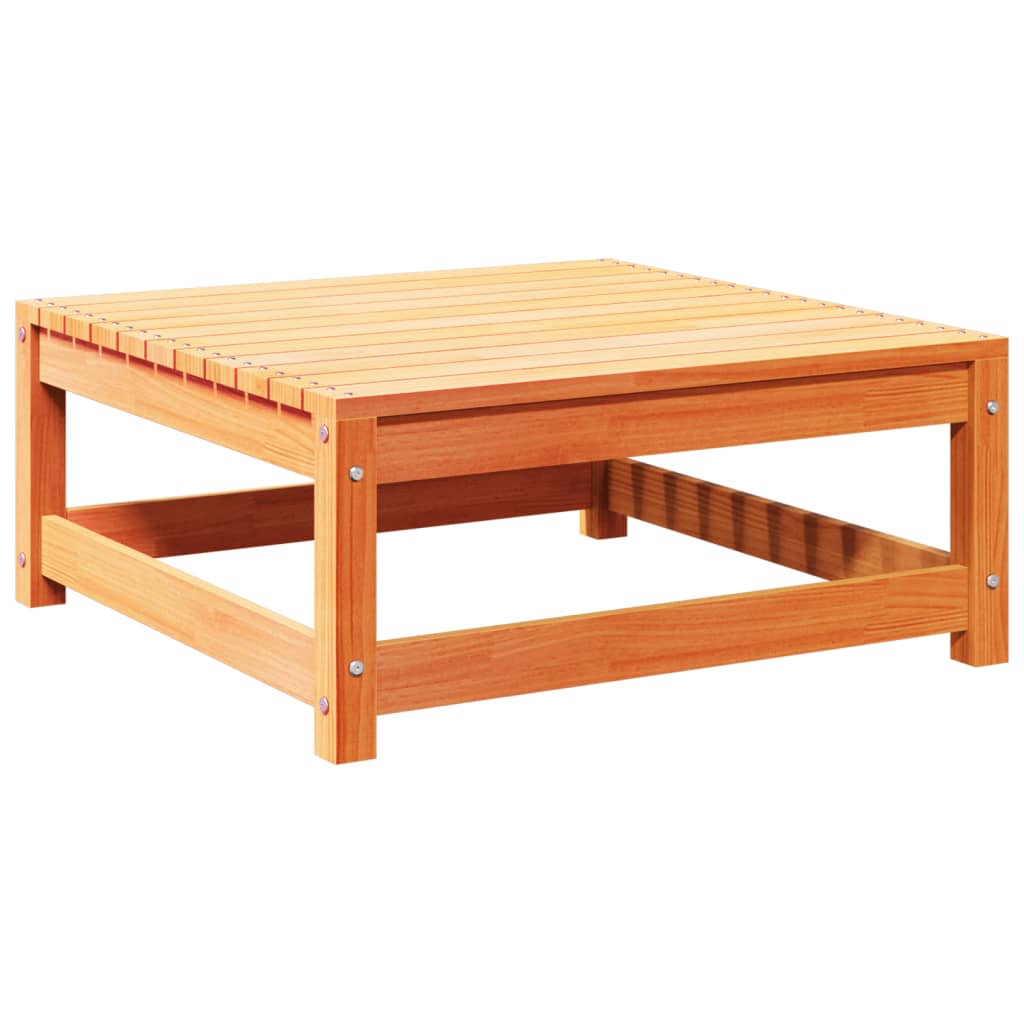 vidaXL 8-tlg. Garten-Sofagarnitur Wachsbraun Massivholz Kiefer