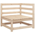 vidaXL 12-tlg. Garten-Sofagarnitur Massivholz Kiefer