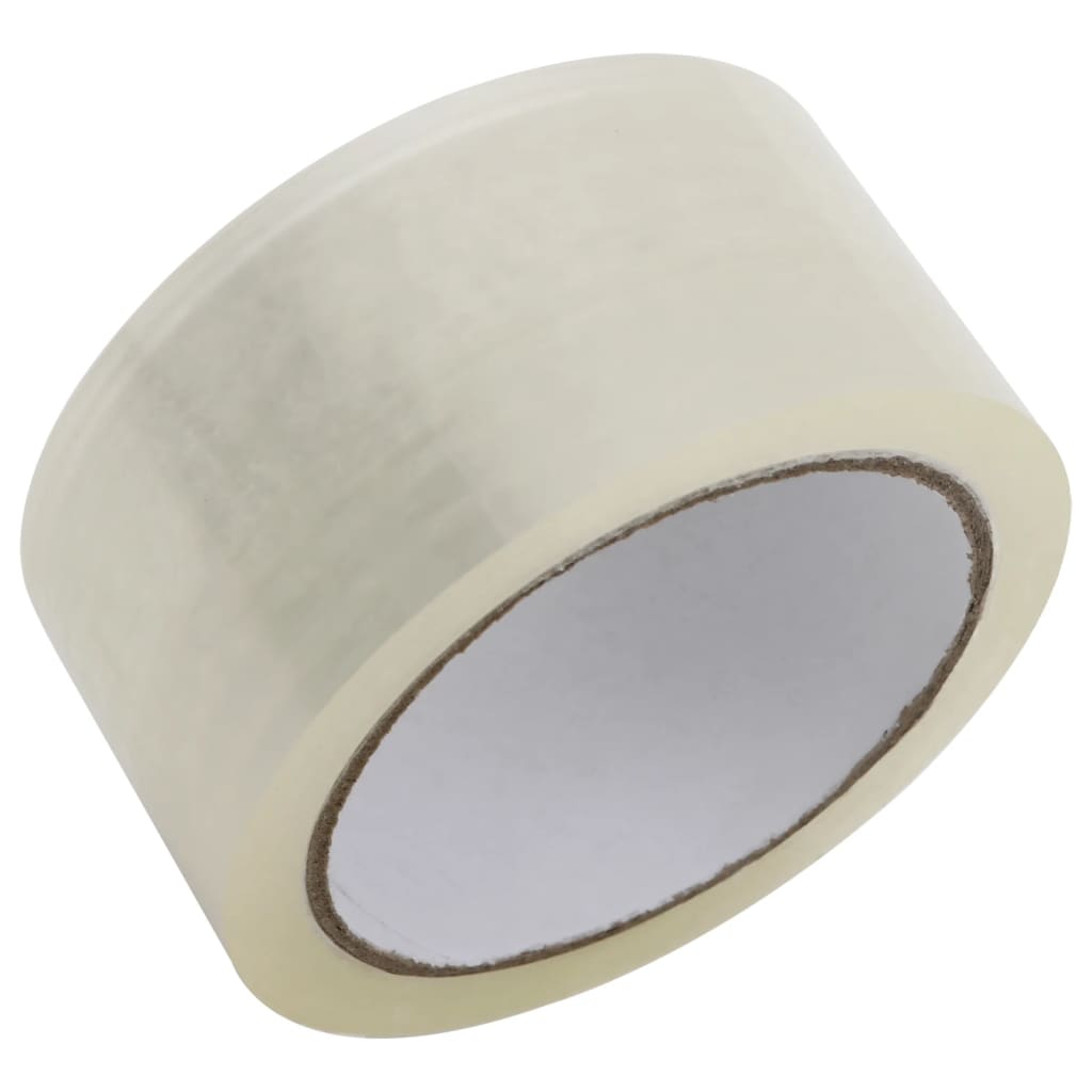 vidaXL Paketklebeband 72 Stk. Transparent 48 mm x 66 m