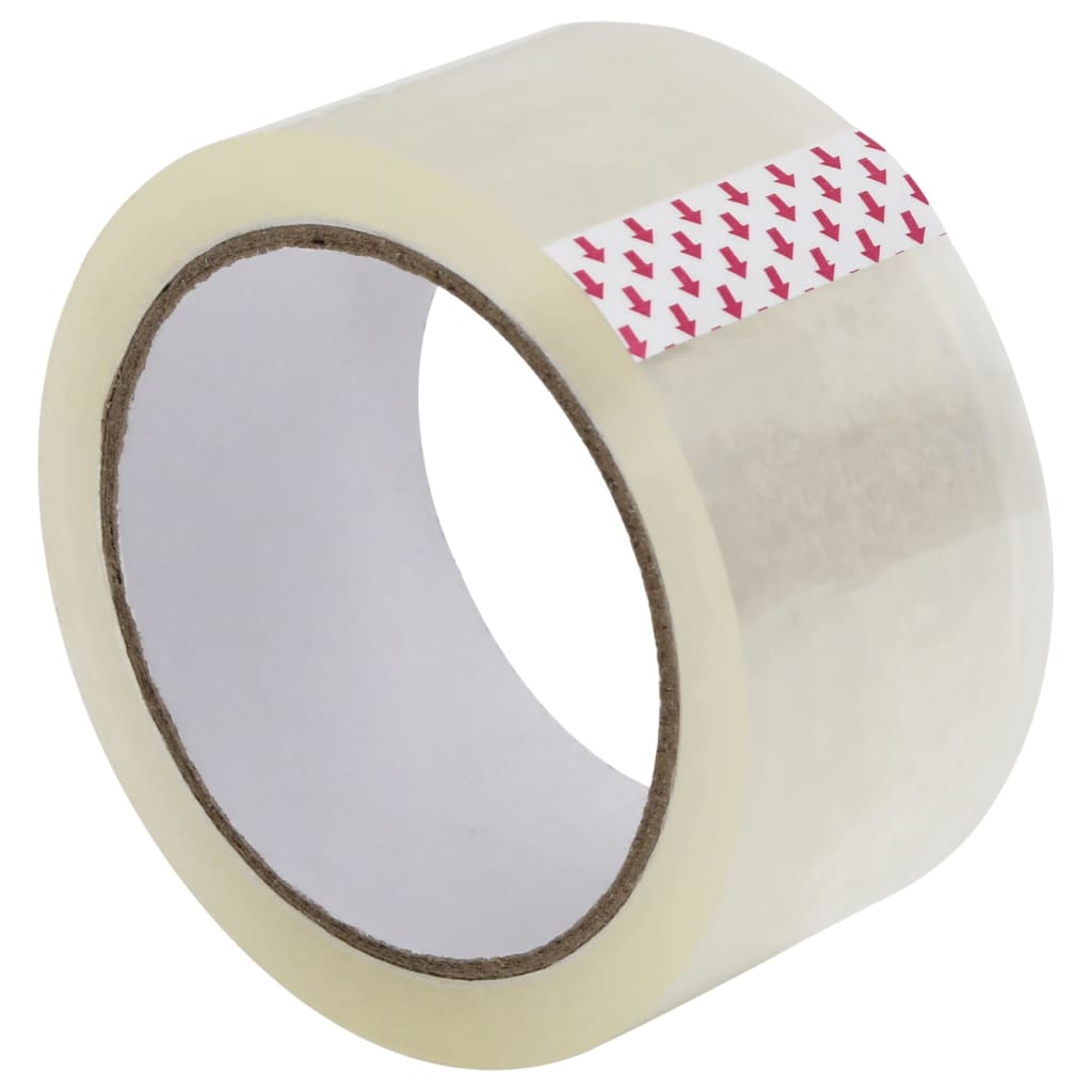 vidaXL Paketklebeband 36 Stk. Transparent 48 mm x 66 m