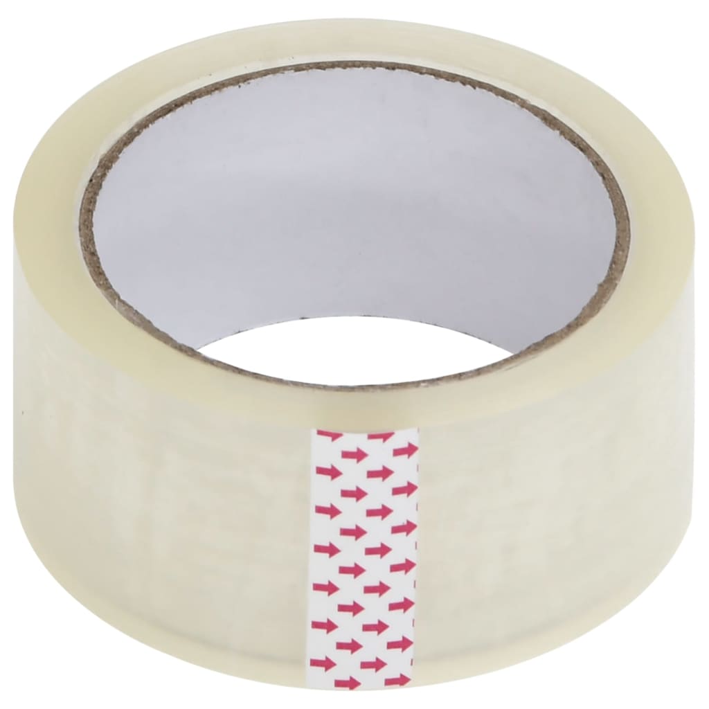 vidaXL Paketklebeband 36 Stk. Transparent 48 mm x 66 m