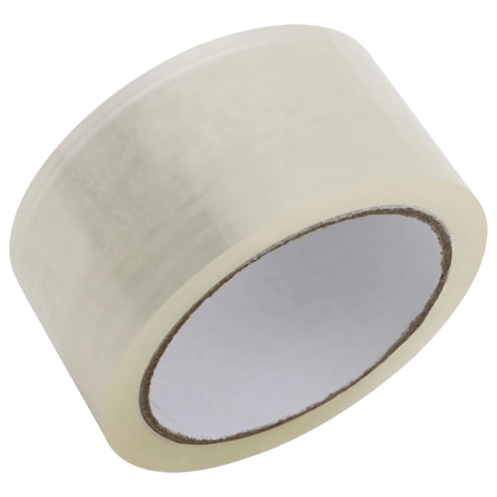 vidaXL Paketklebeband 36 Stk. Transparent 48 mm x 66 m