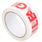 vidaXL Paketklebeband 72 Stk. FRAGILE Aufdruck Weiß 48 mm x 66 m