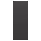 vidaXL Brennholzregal Schwarz 100x40x100 cm Stahl