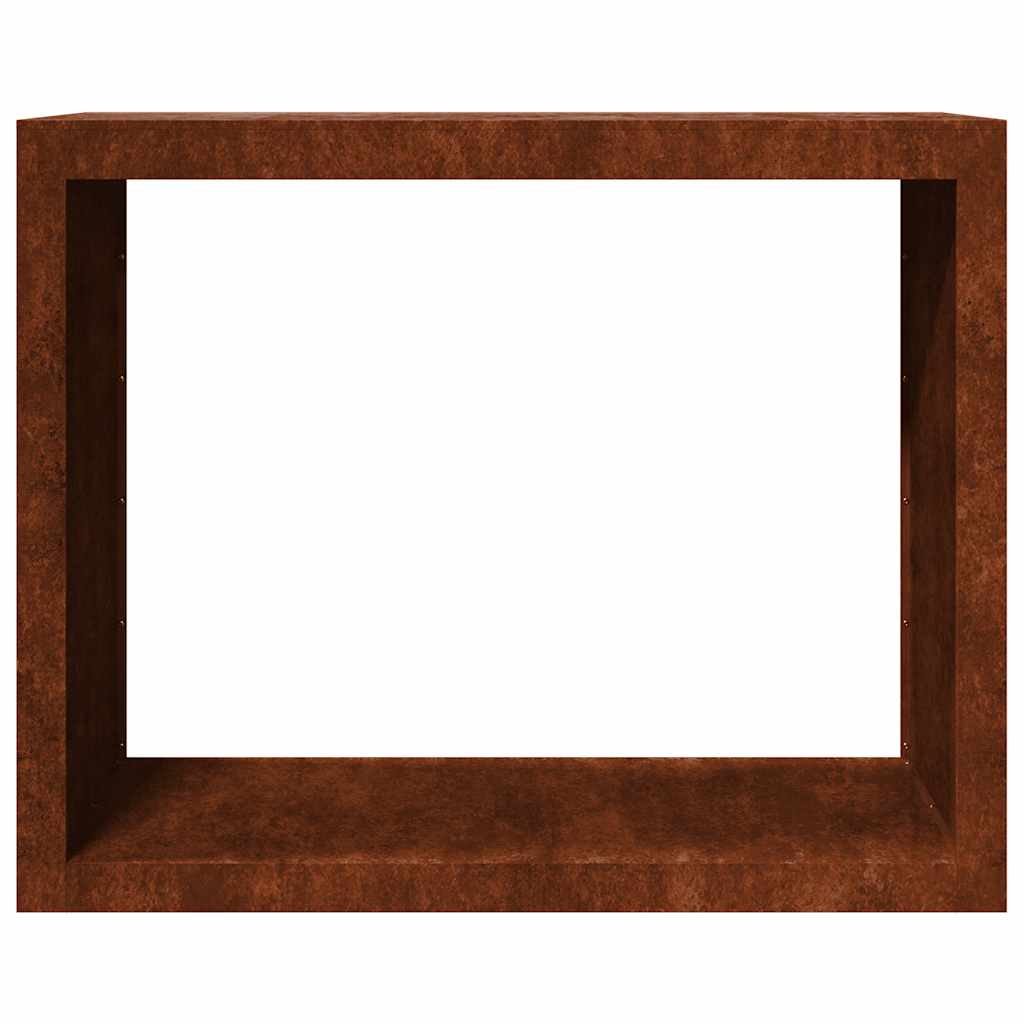 vidaXL Brennholzregal 100x40x80 cm Wetterfester Stahl