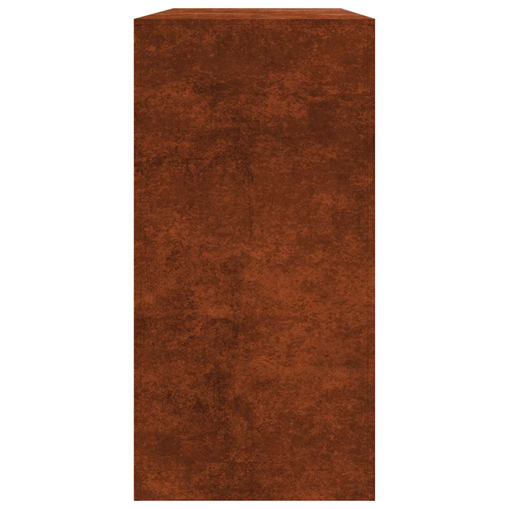 vidaXL Brennholzregal 100x40x80 cm Wetterfester Stahl