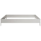 vidaXL Hochbeet 100x100x18,5 cm Edelstahl