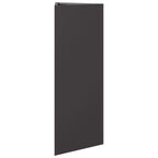 vidaXL Pflanzkübel 2 Stk. Schwarz Dreieckig 30x26x75 cm Stahl