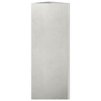 vidaXL Pflanzkübel Dreieckig 30x26x75 cm Edelstahl