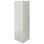 vidaXL Pflanzkübel 2 Stk. Dreieckig 30x26x75 cm Edelstahl