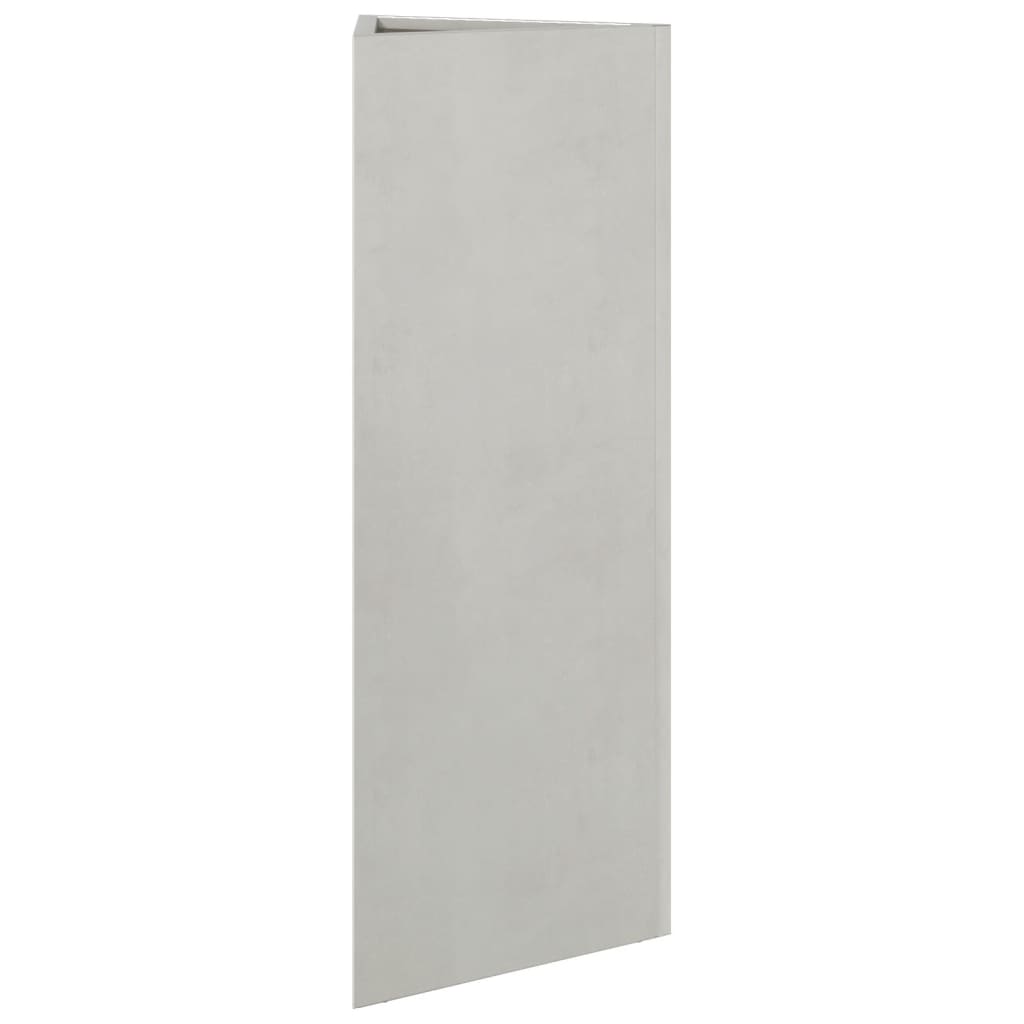 vidaXL Pflanzkübel 2 Stk. Dreieckig 30x26x75 cm Edelstahl