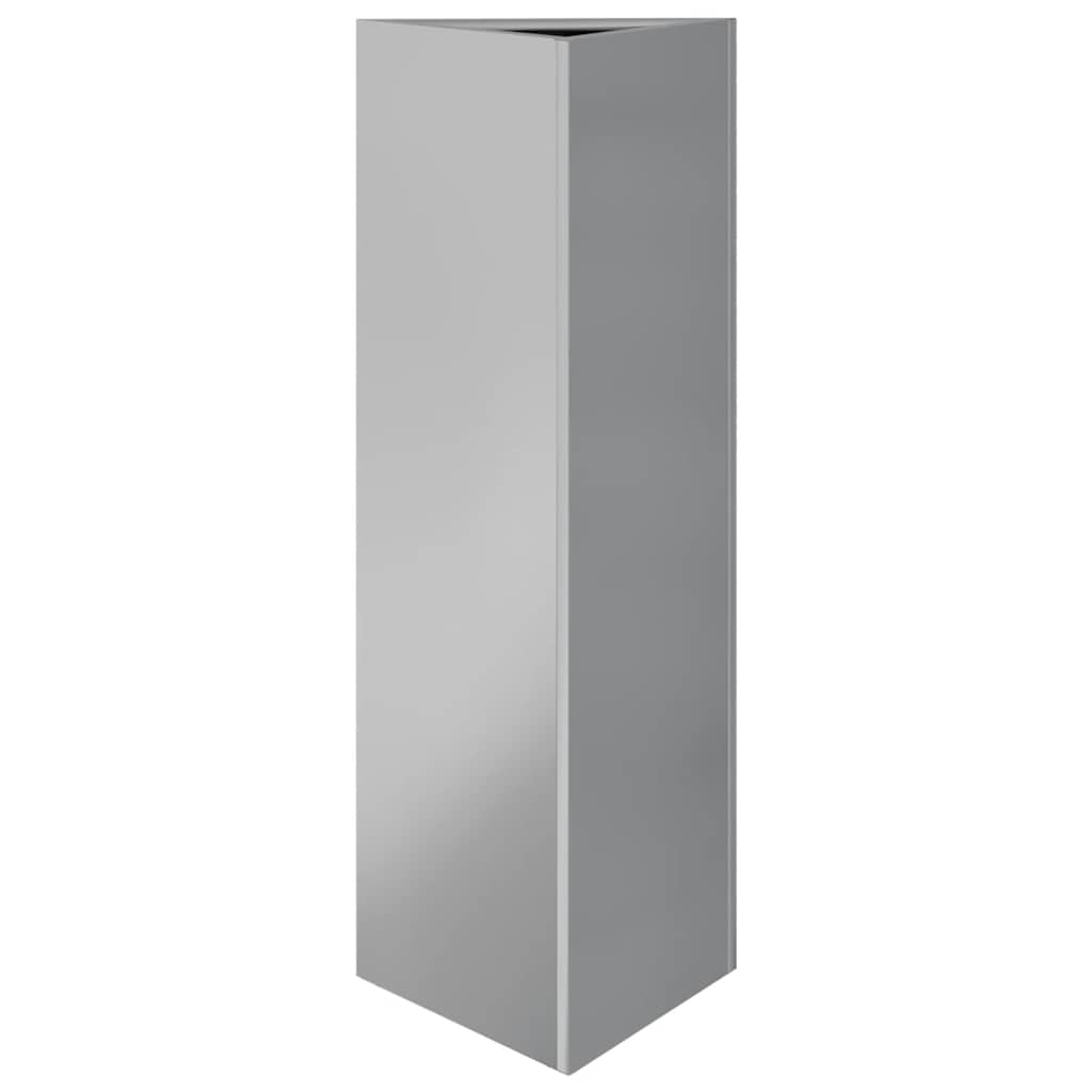 vidaXL Pflanzkübel 2 Stk. Dreieckig 30x26x75 cm Verzinkter Stahl