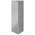 vidaXL Pflanzkübel 2 Stk. Dreieckig 30x26x75 cm Verzinkter Stahl