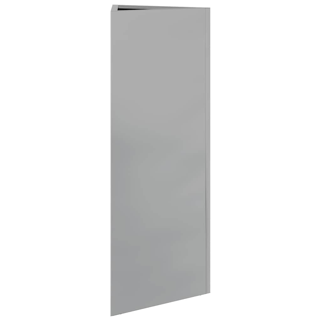 vidaXL Pflanzkübel 2 Stk. Dreieckig 30x26x75 cm Verzinkter Stahl