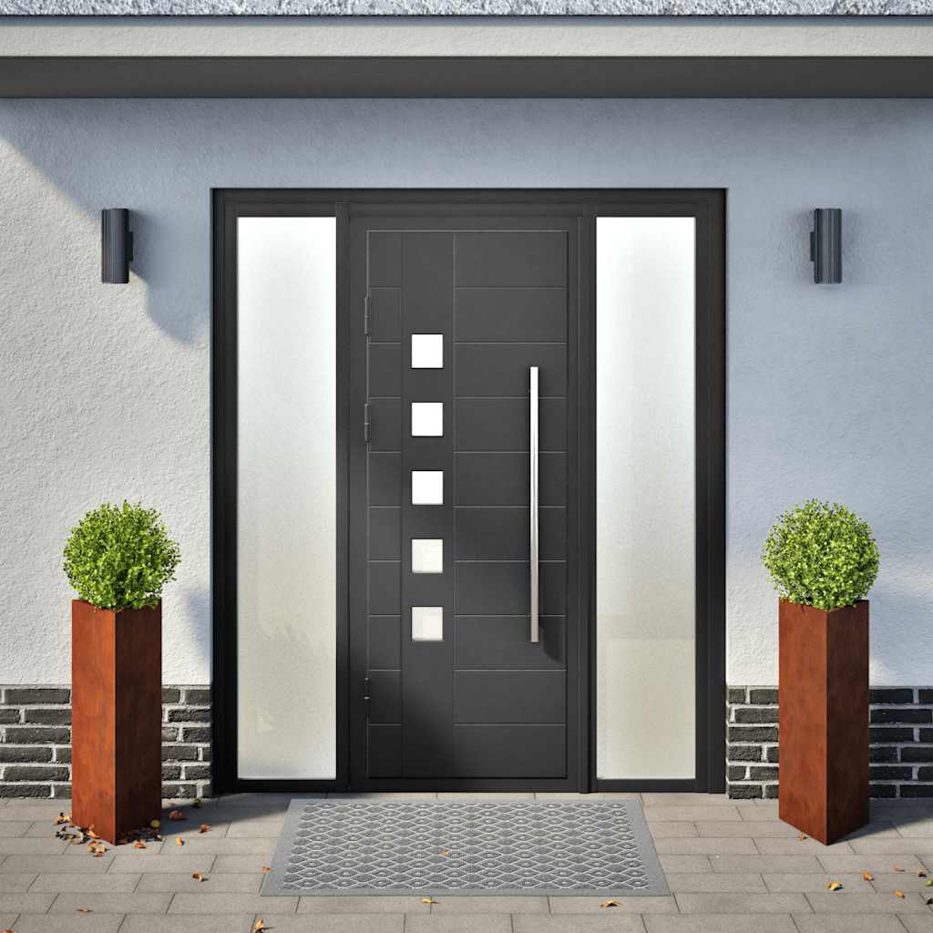 vidaXL Pflanzkübel 2 Stk. Dreieckig 30x26x75 cm Wetterfester Stahl