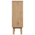 vidaXL Bad-Wandschrank OTTA 35x30x55 cm Massivholz Kiefer