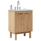 vidaXL Waschbeckenschrank OTTA 59x40x80 cm Massivholz Kiefer