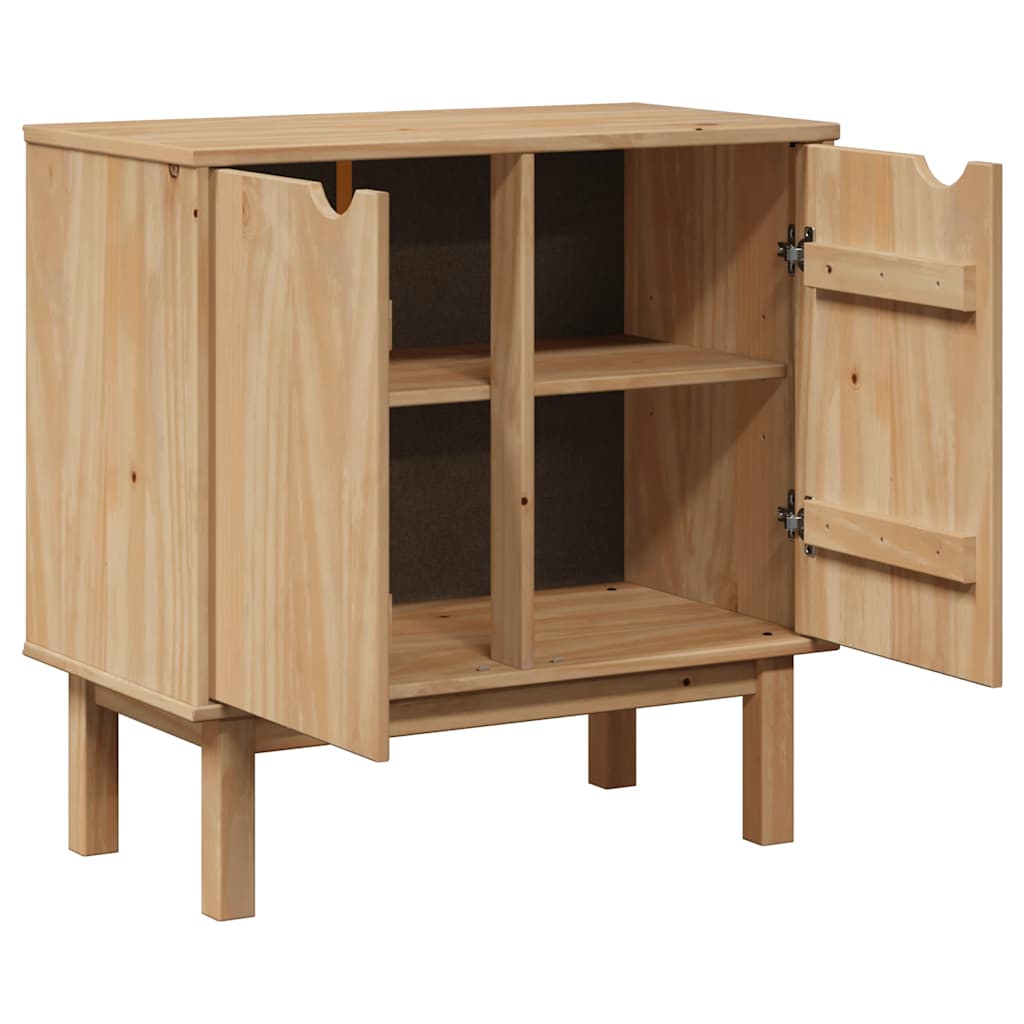 vidaXL Flurschrank OTTA 75x40x75 cm Massivholz Kiefer
