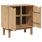 vidaXL Flurschrank OTTA 75x40x75 cm Massivholz Kiefer