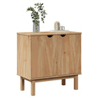 vidaXL Flurschrank OTTA 75x40x75 cm Massivholz Kiefer