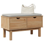 vidaXL Flurbank OTTA 80x40x45 cm Massivholz Kiefer