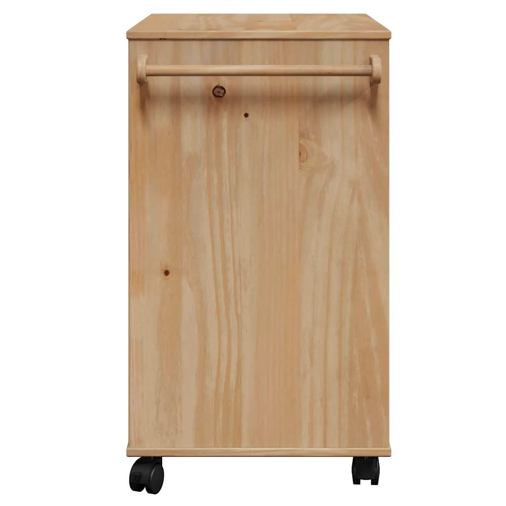 vidaXL Küchenwagen OTTA 59x45x80 cm Massivholz Kiefer