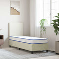 vidaXL Memory-Schaum-Matratze 70x200x17 cm Weich Weiß