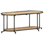 vidaXL TV-Regal 100x42x40 cm Raues Mangoholz