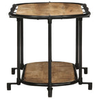 vidaXL TV-Regal 100x42x40 cm Raues Mangoholz