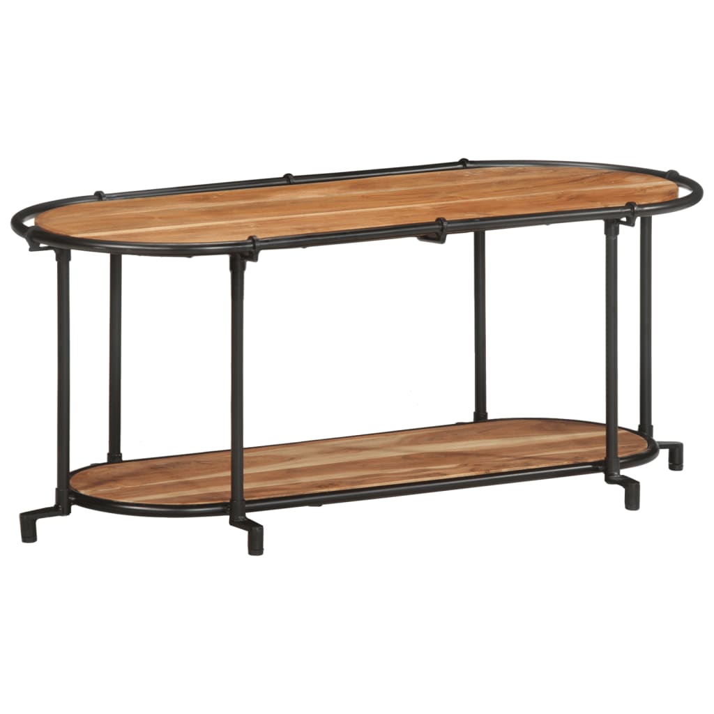 vidaXL TV-Schrank 100x42x40 cm Massivholz Akazie
