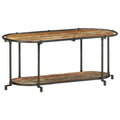 vidaXL TV-Regal 100x42x40 cm Altholz Massiv