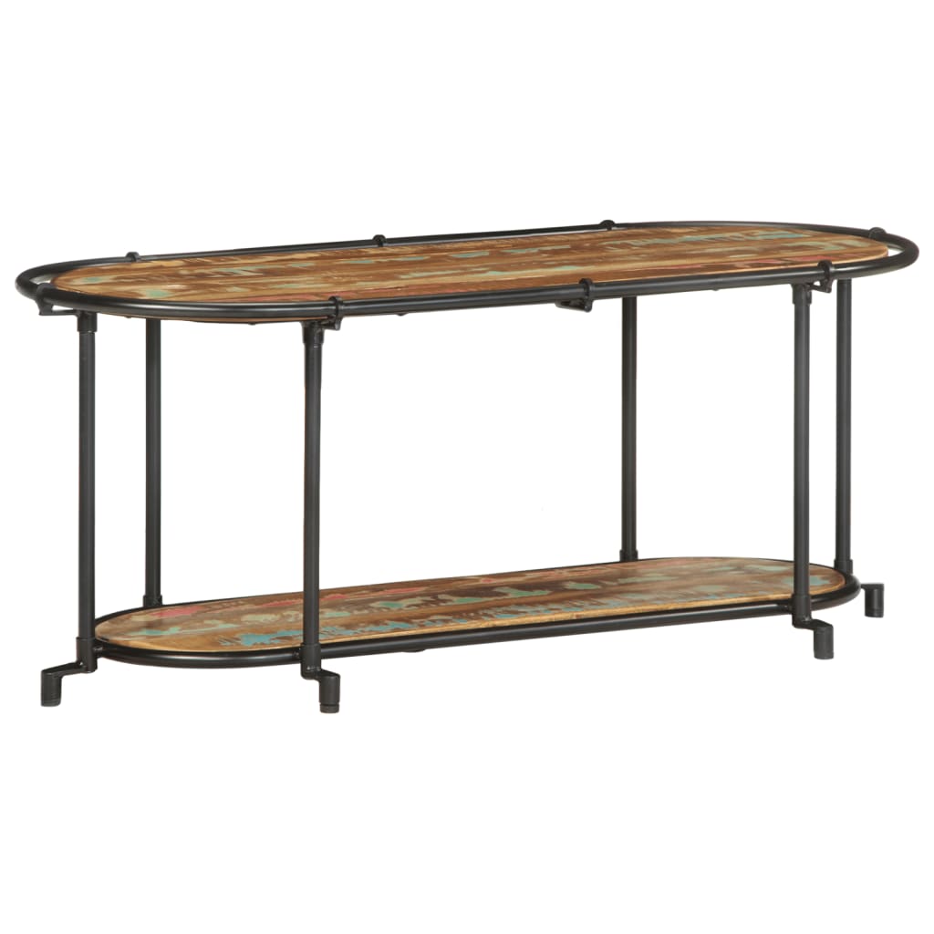 vidaXL TV-Regal 100x42x40 cm Altholz Massiv