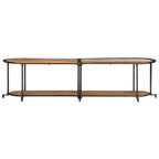 vidaXL TV-Regal 160x42x40 cm Massivholz Akazie