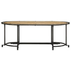 vidaXL Couchtisch 110x55x40 cm Raues Mangoholz