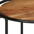 vidaXL Couchtisch 110x55x40 cm Massivholz Akazie