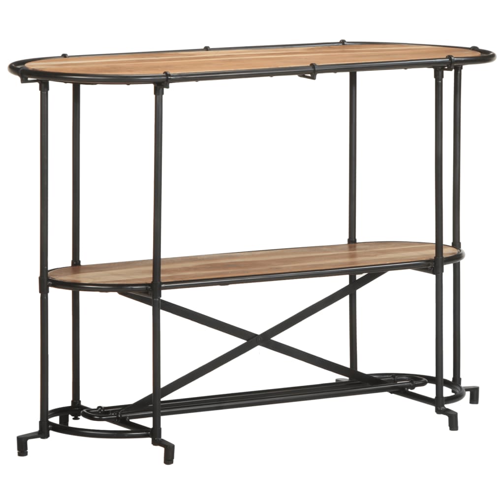 vidaXL Konsolentisch 110x42x76 cm Massivholz Akazie